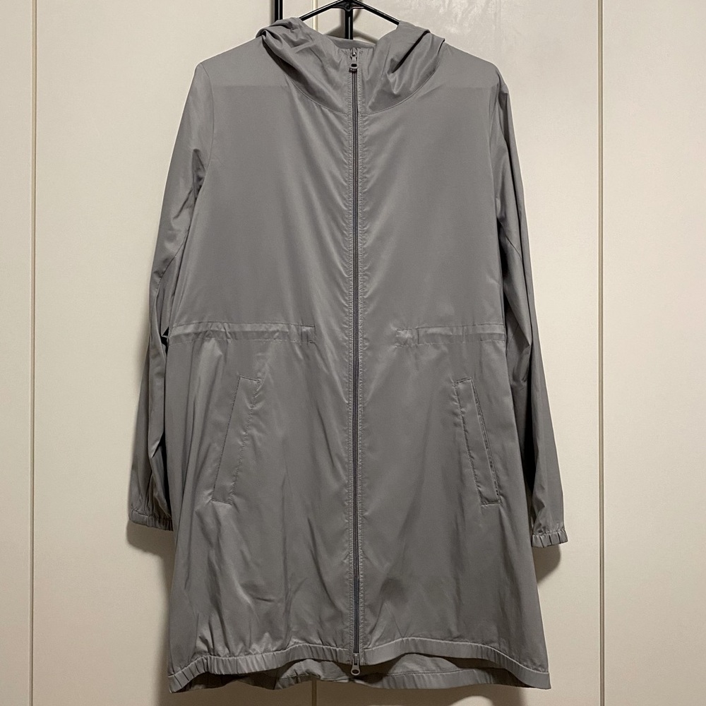 Uniqlo UV Pocketable Long Jacket Grey Medium